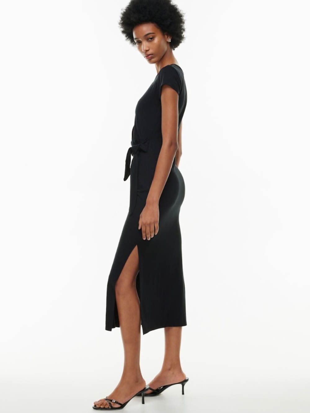 Aritzia Wilfred Fortune Maxi Dress Women's Size Large Lightweight Stretchy (X) - Picture 2 of 11